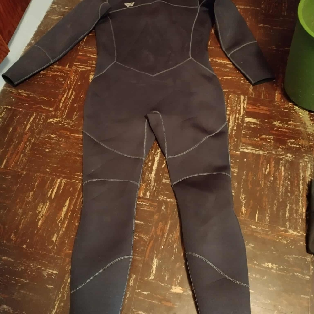 Black Full-Body Wetsuit